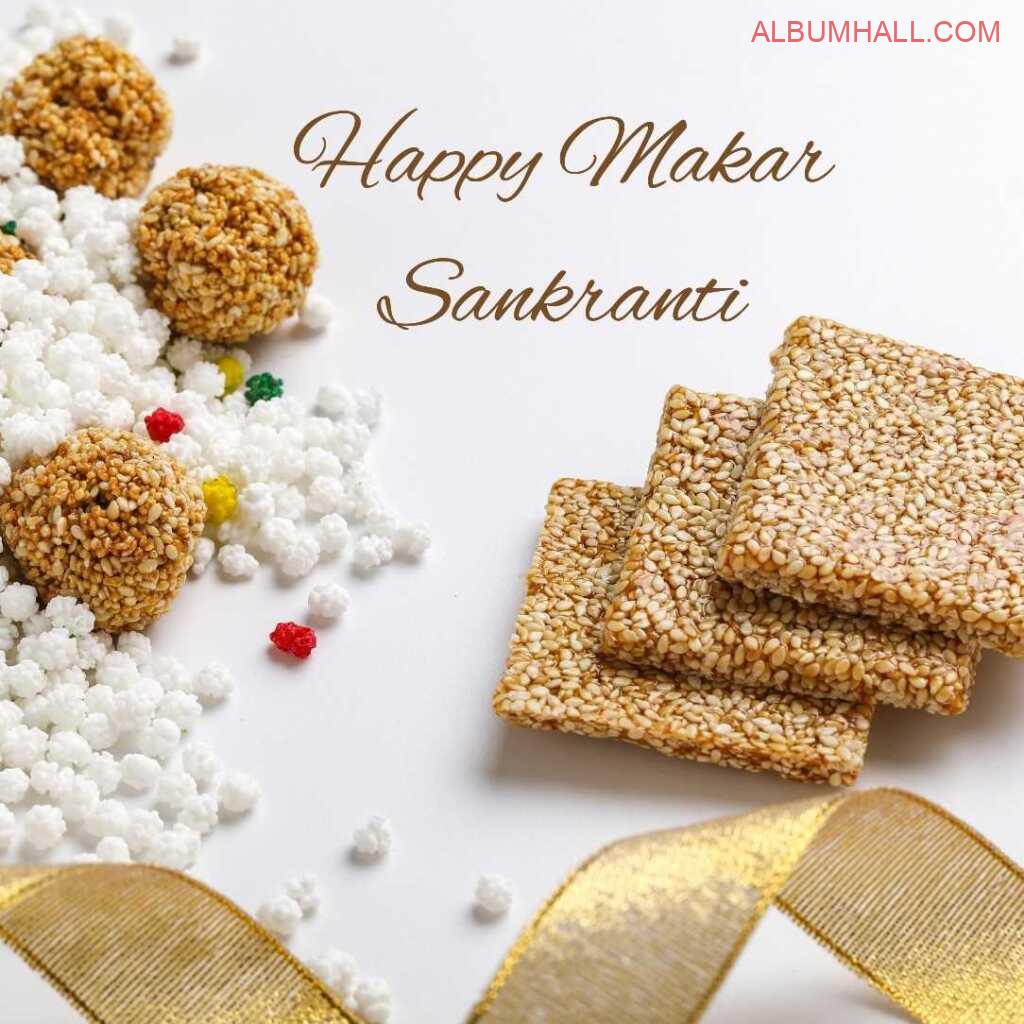 Spread Sankrant wishes through ladoos to loved ones and golden ribbon